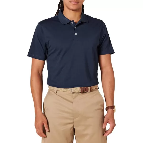 Amazon Essentials Mens SlimFit QuickDry Golf Polo ShirtDark Navy