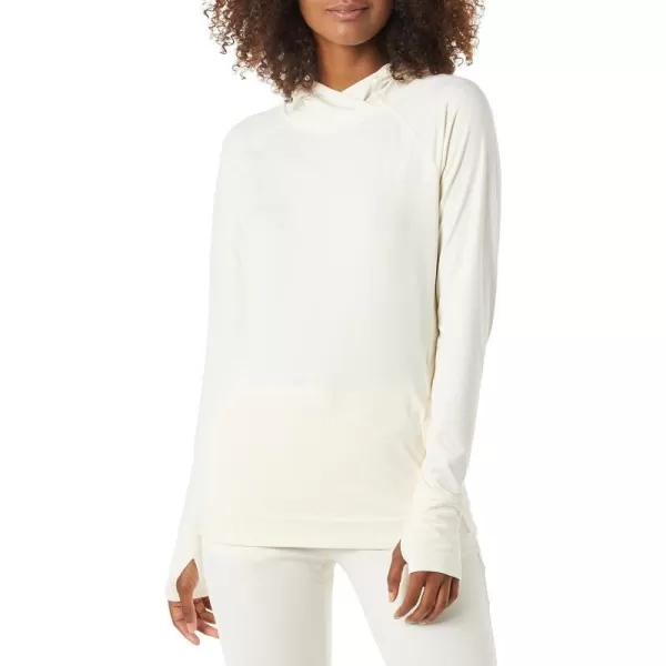 Amazon Essentials Womens Brushed Tech Stretch Popover Hoodie Available in Plus SizeIvory