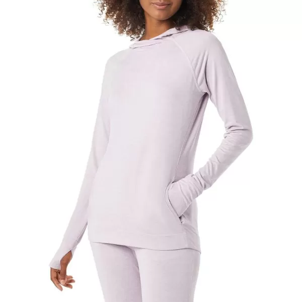 Amazon Essentials Womens Brushed Tech Stretch Popover Hoodie Available in Plus SizeLavender