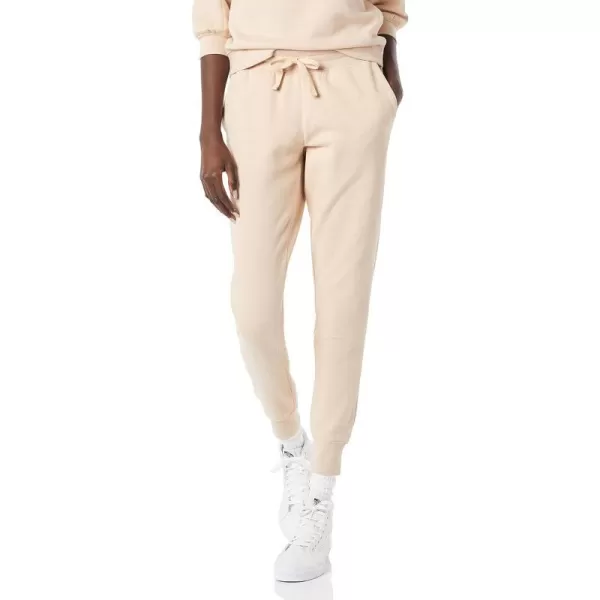 Amazon Essentials Womens Fleece Jogger Sweatpant Available in Plus SizeBeige