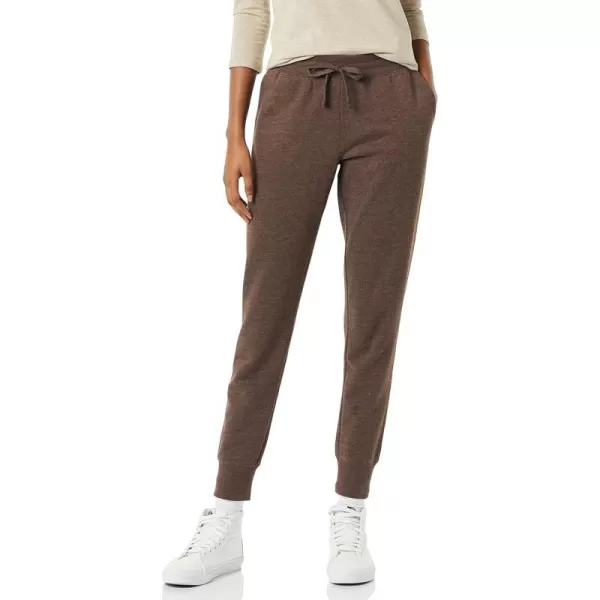 Amazon Essentials Womens Fleece Jogger Sweatpant Available in Plus SizeBrown Heather