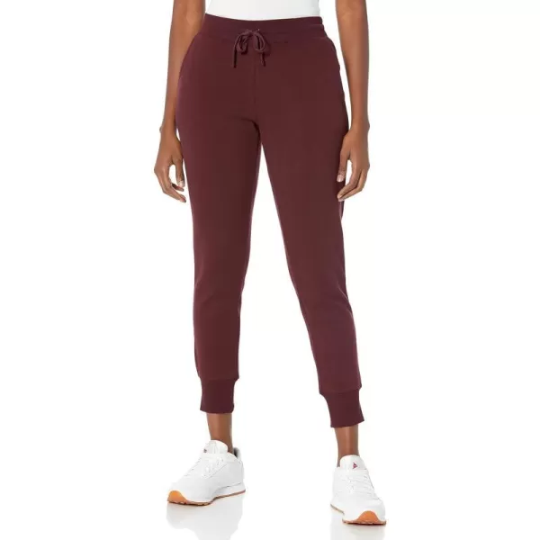 Amazon Essentials Womens Fleece Jogger Sweatpant Available in Plus SizeBurgundy