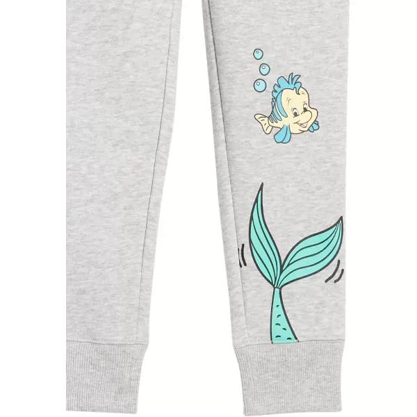 Amazon Essentials Disney  Marvel  Star Wars  Frozen  Princess Girls and Toddlers Fleece Jogger Sweatpants Pack of 2Princess Ariel