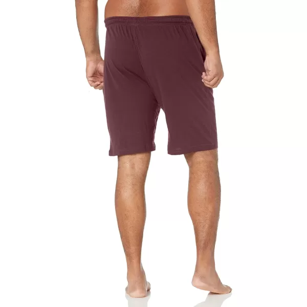 Amazon Essentials Mens 9 Knit Pajama Short Available in Big amp TallBurgundy