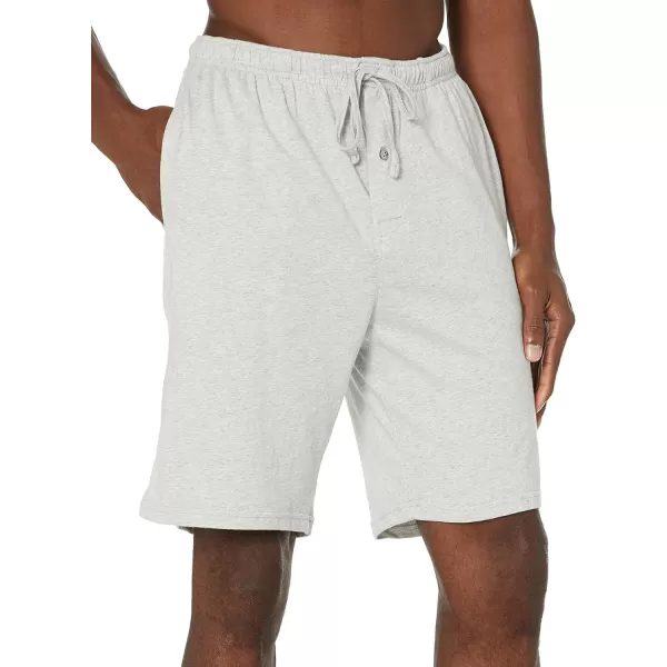 Amazon Essentials Mens 9 Knit Pajama Short Available in Big amp TallLight Grey Heather