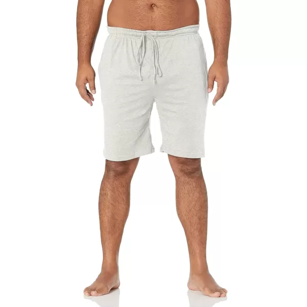 Amazon Essentials Mens 9 Knit Pajama Short Available in Big amp TallLight Grey Heather