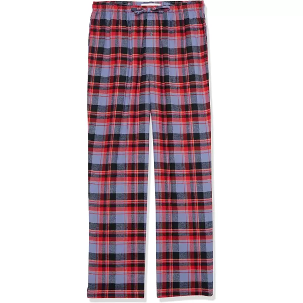 Amazon Essentials Mens Flannel Pajama Pant Available in Big amp TallBlack Blue Mixed Tartan