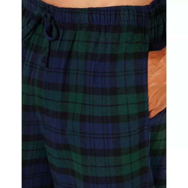 Amazon Essentials Mens Flannel Pajama Pant Available in Big amp TallBlackwatch Plaid