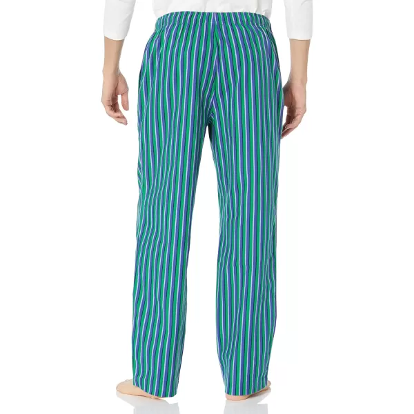 Amazon Essentials Mens Flannel Pajama Pant Available in Big amp TallBlue Green Stripe