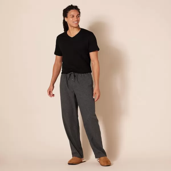 Amazon Essentials Mens Flannel Pajama Pant Available in Big amp TallCharcoal Heather