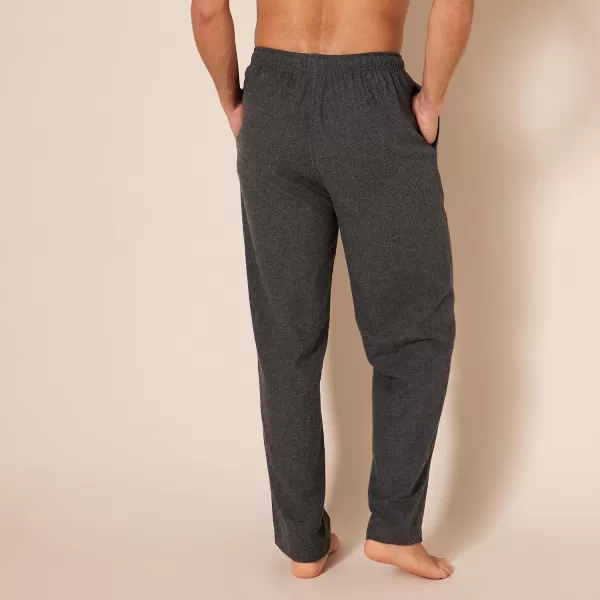 Amazon Essentials Mens Flannel Pajama Pant Available in Big amp TallCharcoal Heather