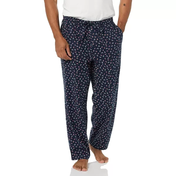 Amazon Essentials Mens Flannel Pajama Pant Available in Big amp TallNavy Paisley