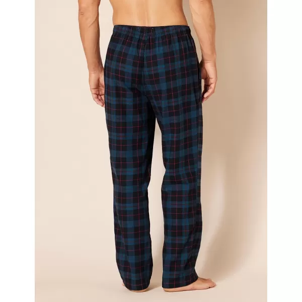 Amazon Essentials Mens Flannel Pajama Pant Available in Big amp TallNavyBlack Plaid