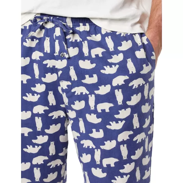 Amazon Essentials Mens Flannel Pajama Pant Available in Big amp TallPolar Bear