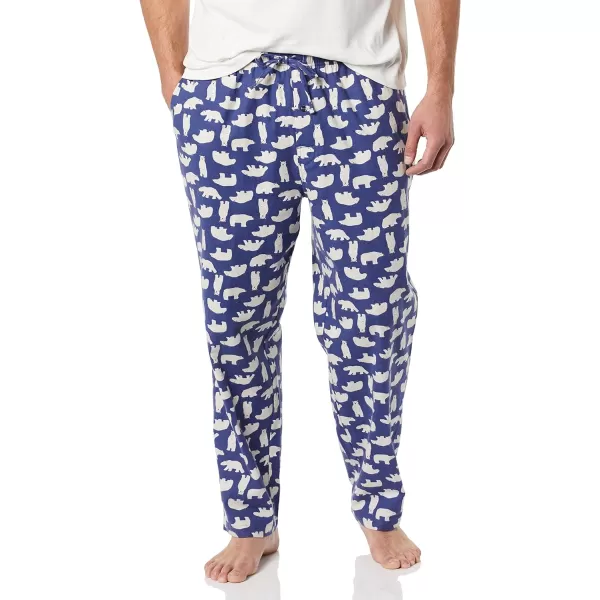 Amazon Essentials Mens Flannel Pajama Pant Available in Big amp TallPolar Bear