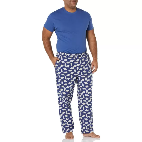 Amazon Essentials Mens Flannel Pajama Pant Available in Big amp TallPolar Bear