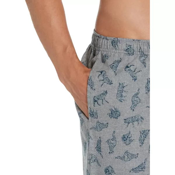 Amazon Essentials Mens Flannel Pajama Pant Available in Big amp TallWolf Print