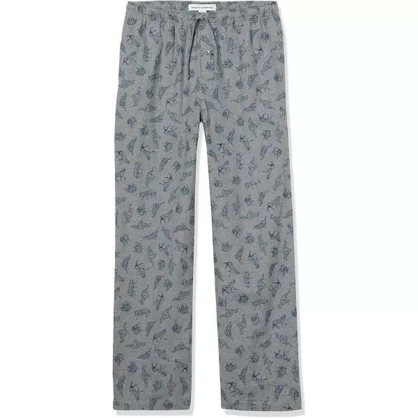 Amazon Essentials Mens Flannel Pajama Pant Available in Big amp TallWolf Print