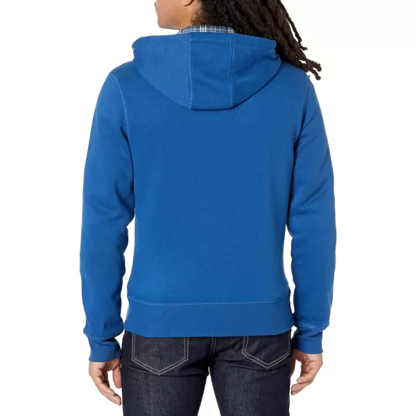 Amazon Essentials Mens FullZip Hooded Fleece Sweatshirt Available in Big amp TallBlue