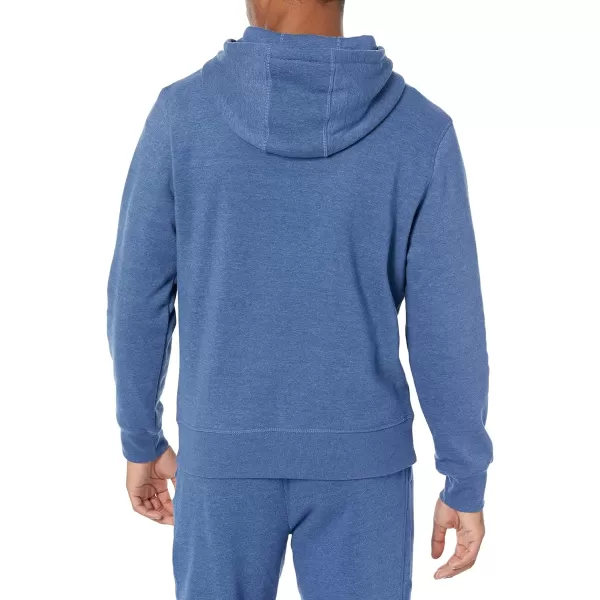 Amazon Essentials Mens FullZip Hooded Fleece Sweatshirt Available in Big amp TallBlue Heather