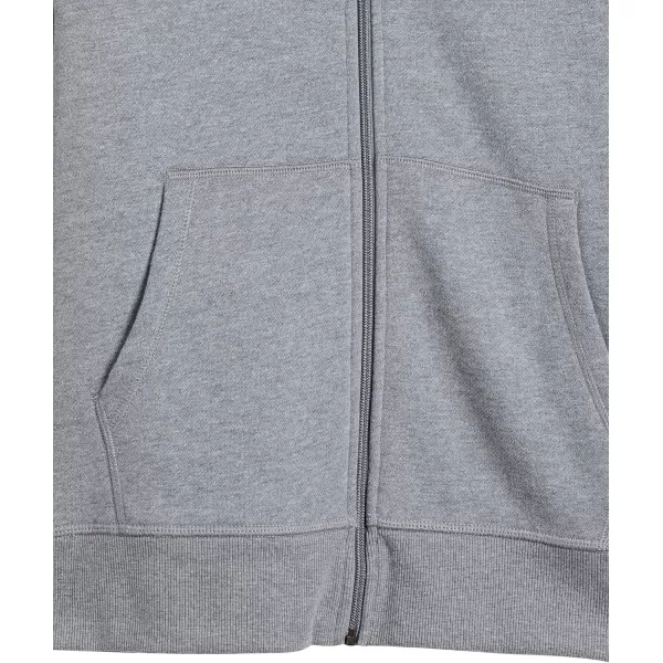 Amazon Essentials Mens FullZip Hooded Fleece Sweatshirt Available in Big amp TallLight Grey Heather