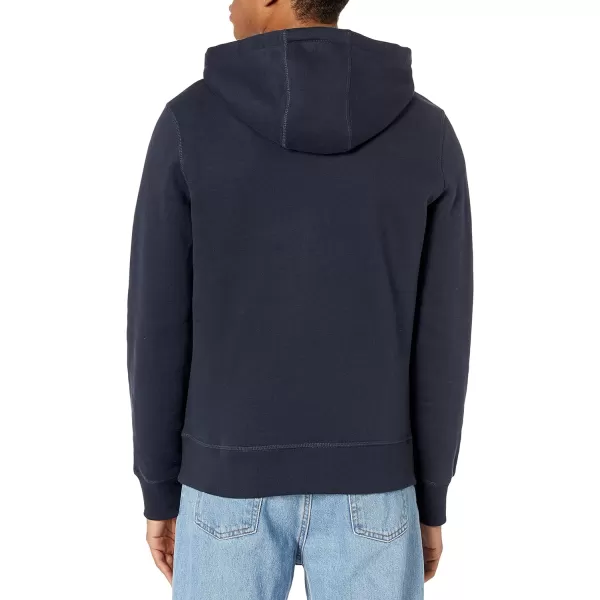 Amazon Essentials Mens FullZip Hooded Fleece Sweatshirt Available in Big amp TallNavy