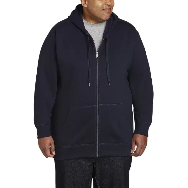 Amazon Essentials Mens FullZip Hooded Fleece Sweatshirt Available in Big amp TallNavy