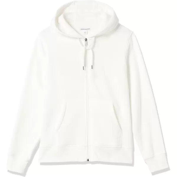 Amazon Essentials Mens FullZip Hooded Fleece Sweatshirt Available in Big amp TallOffwhite