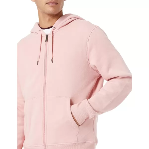 Amazon Essentials Mens FullZip Hooded Fleece Sweatshirt Available in Big amp TallPink