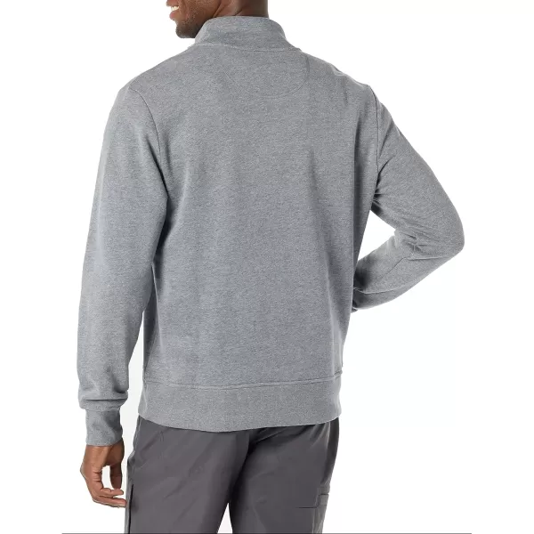 Amazon Essentials Mens LongSleeve QuarterZip Fleece SweatshirtMedium Grey Heather