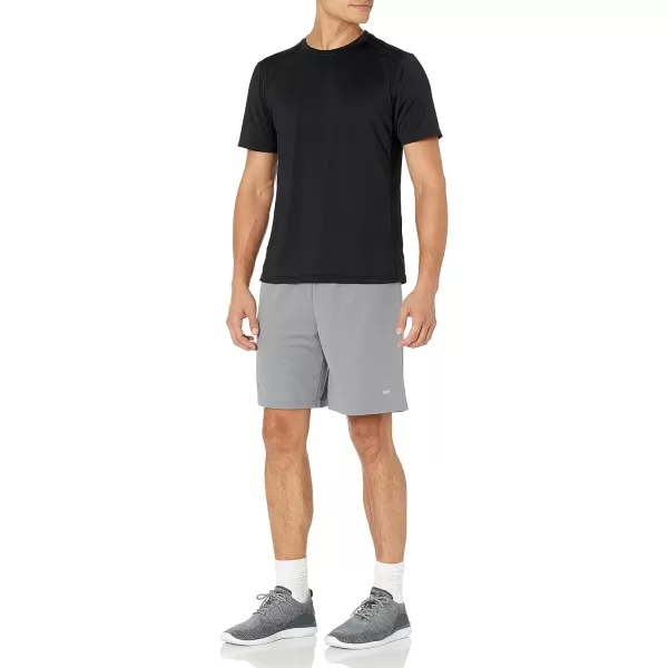 Amazon Essentials Mens Performance Tech LooseFit Shorts Available in Big amp Tall MultipacksBlackGrey