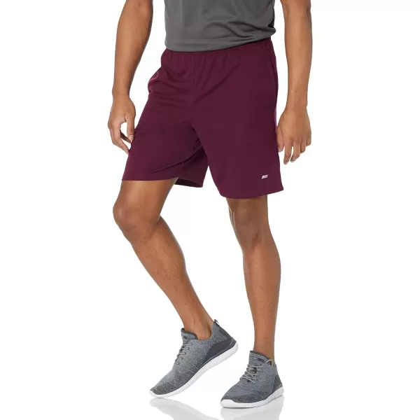 Amazon Essentials Mens Performance Tech LooseFit Shorts Available in Big amp Tall MultipacksBurgundyNavy