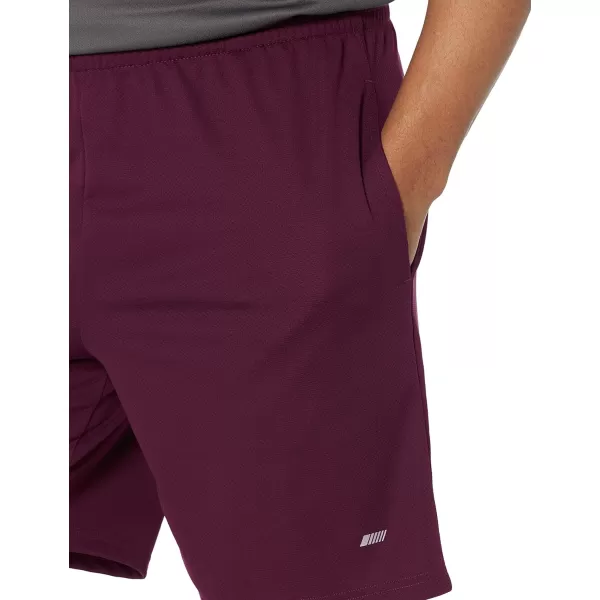 Amazon Essentials Mens Performance Tech LooseFit Shorts Available in Big amp Tall MultipacksBurgundyNavy