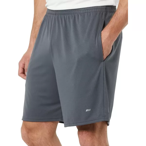 Amazon Essentials Mens Performance Tech LooseFit Shorts Available in Big amp Tall MultipacksDark GreenCharcoal