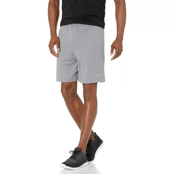 Amazon Essentials Mens Performance Tech LooseFit Shorts Available in Big amp Tall MultipacksGreyNavy