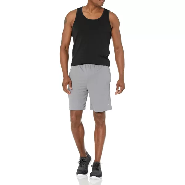 Amazon Essentials Mens Performance Tech LooseFit Shorts Available in Big amp Tall MultipacksGreyNavy