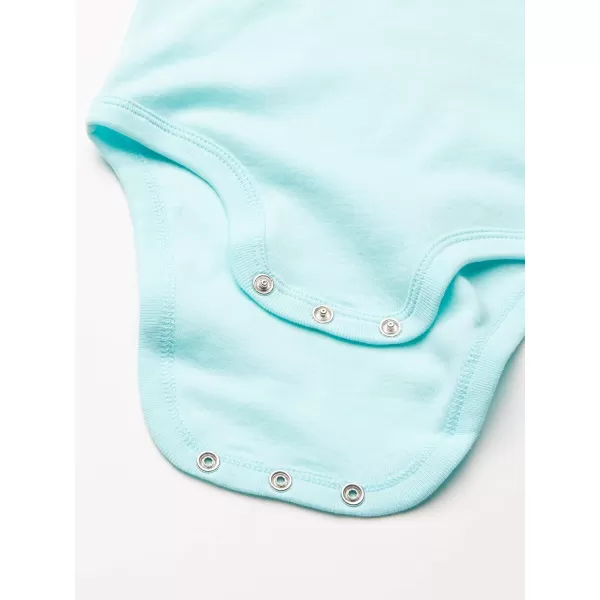 Amazon Essentials Unisex Babies ShortSleeve Bodysuits Multipacks7 MulticolorDays of the WeekAnimal