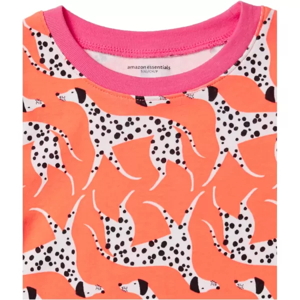 Amazon Essentials Unisex Babies Toddlers and Kids SnugFit Cotton Pajama Sleepwear Sets1 Dalmation Long
