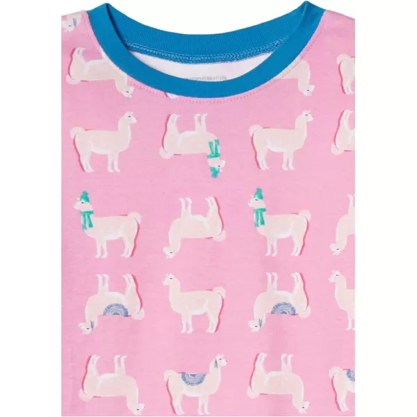 Amazon Essentials Unisex Babies Toddlers and Kids SnugFit Cotton Pajama Sleepwear Sets2 Llama Print