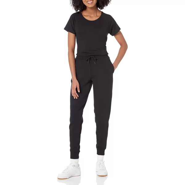 Amazon Essentials Womens Active Sweat Relaxed Fit Jogger Available in Plus SizeBlack