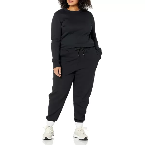 Amazon Essentials Womens Active Sweat Relaxed Fit Jogger Available in Plus SizeBlack