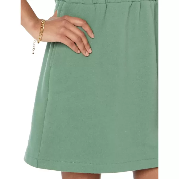 Amazon Essentials Womens Knit Waisted Sweatshirt Dress Available in Plus SizeSage Green