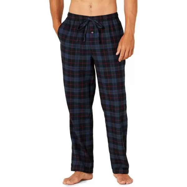 Amazon Essentials Mens Flannel Pajama Pant Available in Big amp TallNavyBlack Plaid