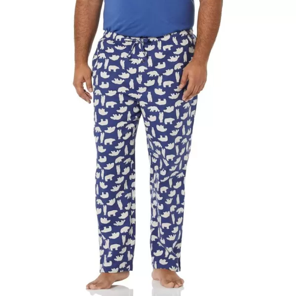 Amazon Essentials Mens Flannel Pajama Pant Available in Big amp TallPolar Bear