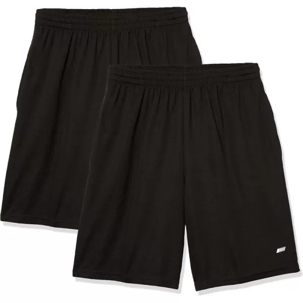 Amazon Essentials Mens Performance Tech LooseFit Shorts Available in Big amp Tall MultipacksBlack