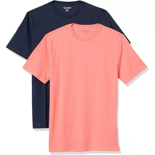 Coral Pink/Dark Navy No Pocket