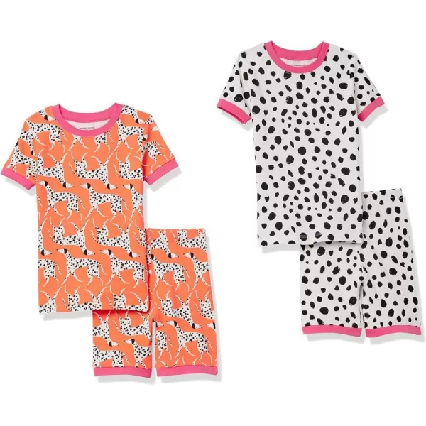 Amazon Essentials Unisex Babies Toddlers and Kids SnugFit Cotton Pajama Sleepwear Sets1 Dalmation