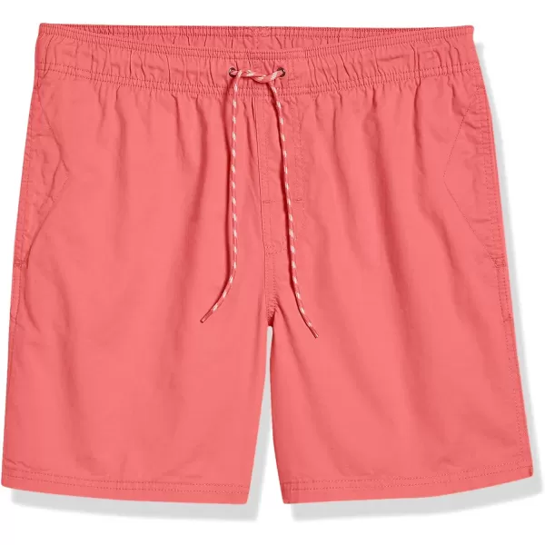 Amazon Essentials Mens 6 Inseam Drawstring Walk ShortCoral Pink