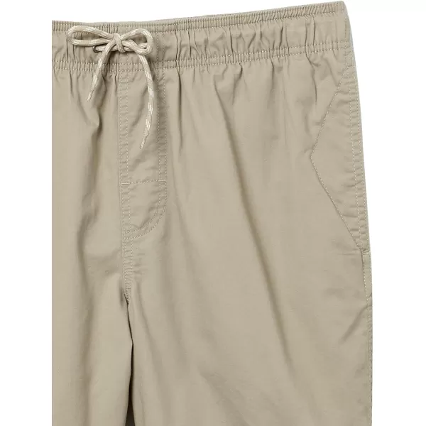 Amazon Essentials Mens 6 Inseam Drawstring Walk ShortKhaki Brown