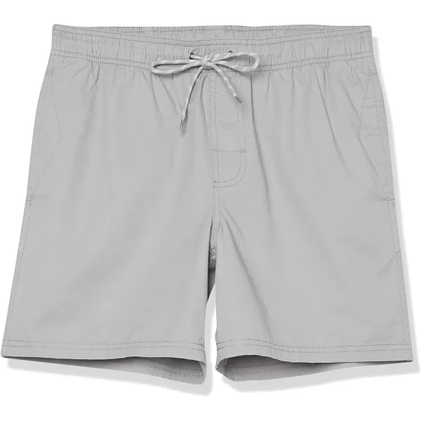 Amazon Essentials Mens 6 Inseam Drawstring Walk ShortLight Grey
